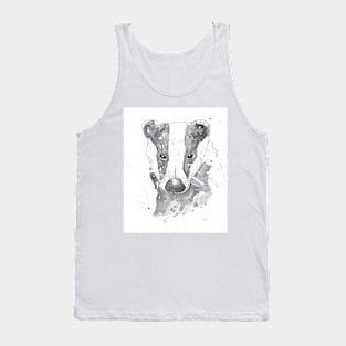 Badger portrait Tank Top